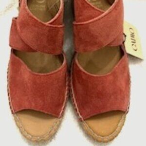 Giamo leather espadrille sandals from Spain NWT Size 8